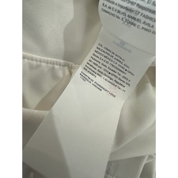 NWT Old Navy High Waisted PowerSoft Shorts White 3" inseam Women's Size XXL - Picture 7 of 11